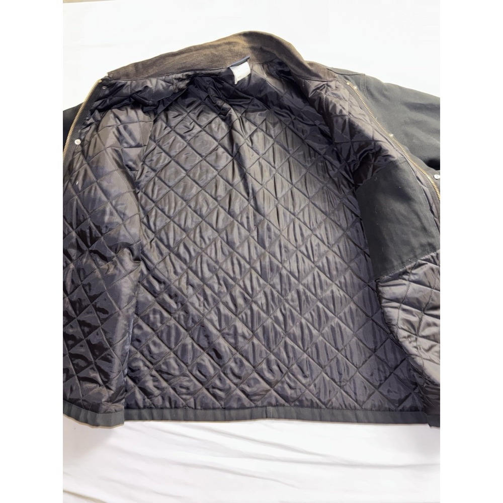 Dickies Jacket Mens 3XL Black Heavyweight Quilt Lined Field Vintage Big & Tall - Picture 3 of 16